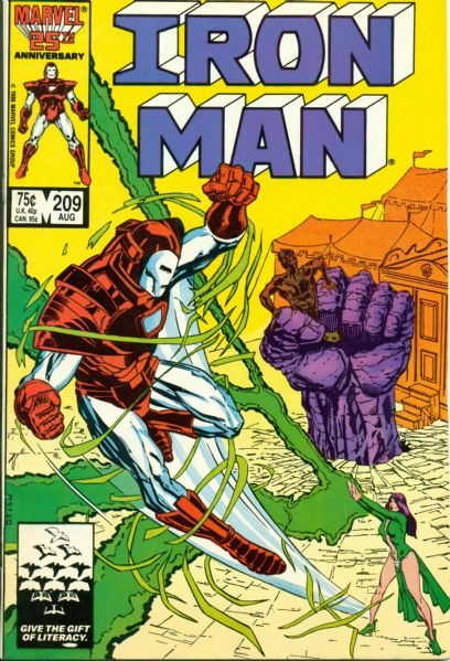 1978-86 Iron Man #108-127, 129-165, 208-209 "Marvel Comics" Featuring Keith Pollard, Bob Layton, John Romita, and Dwayne Turner Cover/Art)