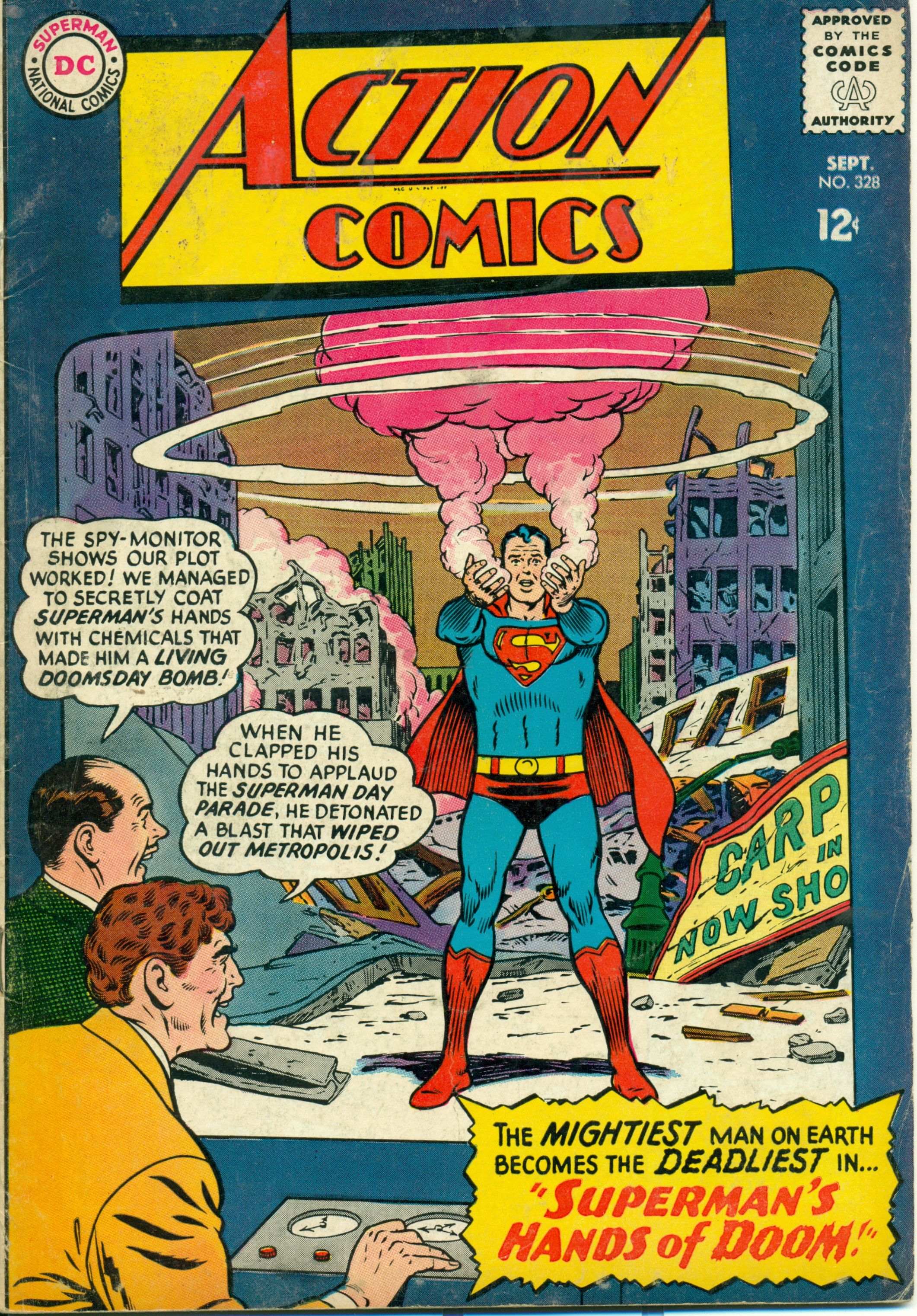 Lot Detail - 1965 Action Comics #328-331 DC Comics (MEARS LOA)