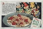 1950s Kelloggs Rice Krispies 3.5"x5.5" Advertising Promotional Card (MEARS Auciton LOA) - Lot of 2