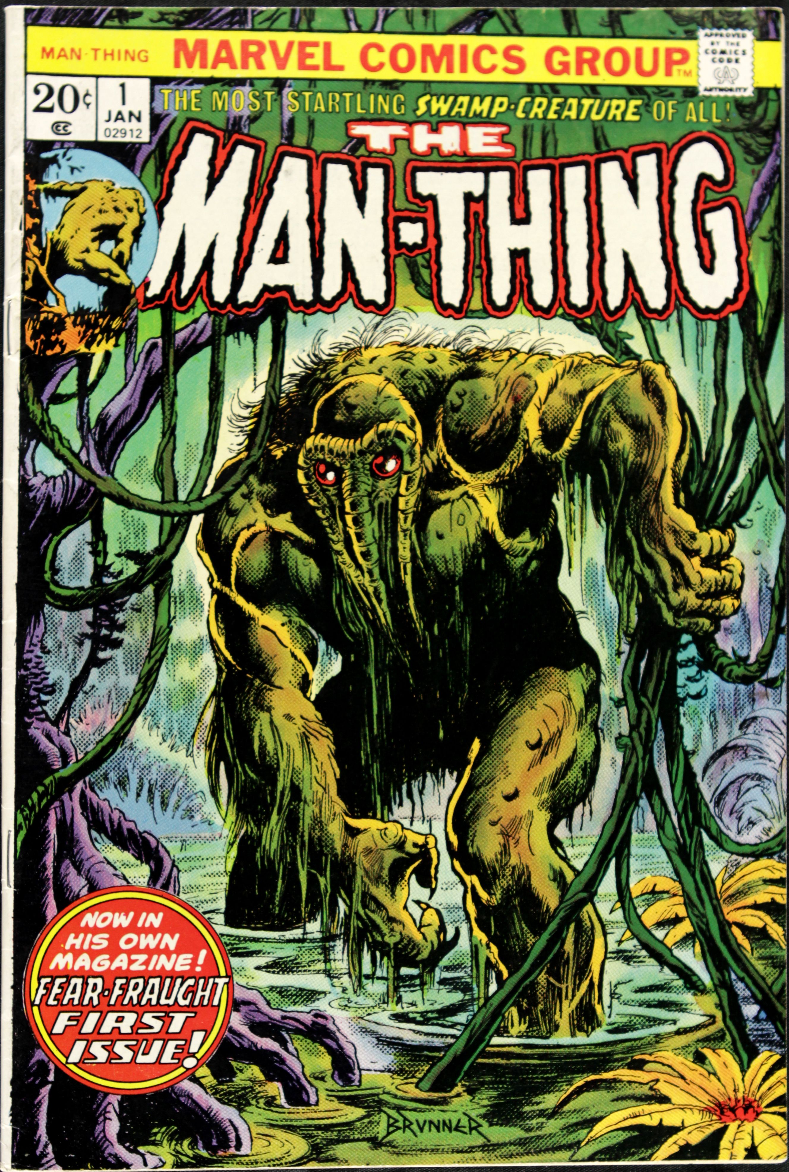 Man thing перевод. Леший Марвел. Леший (Marvel Comics). Man thing Marvel.