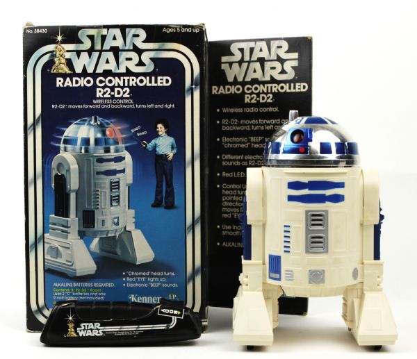 1977 Star Wars Radio Operated R2-D2 "Kenner Toys" 8" Plastic Robot (MIB)