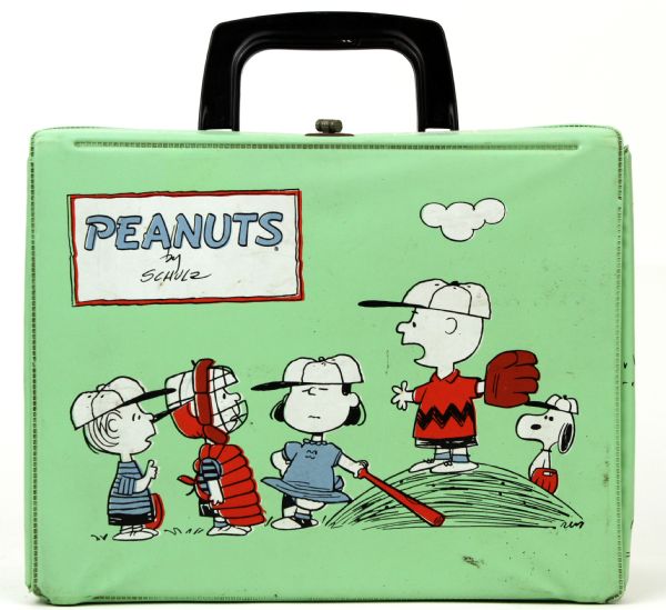 1965 HTF Peanuts by Charles Schulz Vinyl Lunch Box 