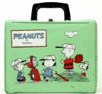 1965 HTF Peanuts by Charles Schulz Vinyl Lunch Box 