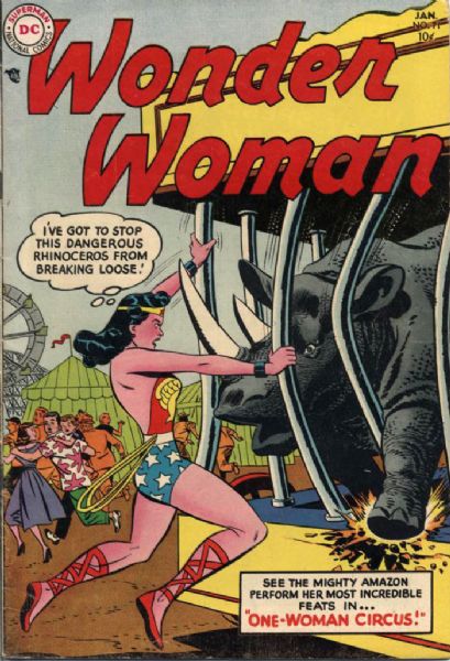 1955 Wonder Woman #71 DC Comics Golden Age Ungraded (MEARS Auction LOA)