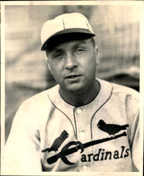 1935 Phil Collins St. Louis Cardinals "The Sporting News Collection Archives" Original Photo (Sporting News Collection Hologram/MEARS Photo LOA)