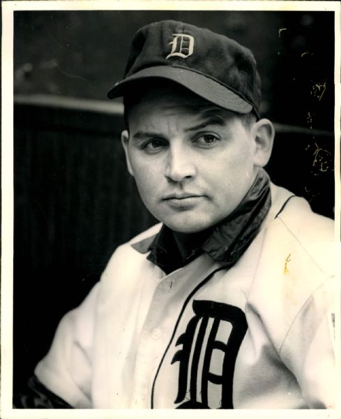 1943-49 Stubby Overmire Detroit Tigers "The Sporting News Collection Archives" Original 8" x 10" Photo (Sporting News Collection Hologram/MEARS Photo LOA)