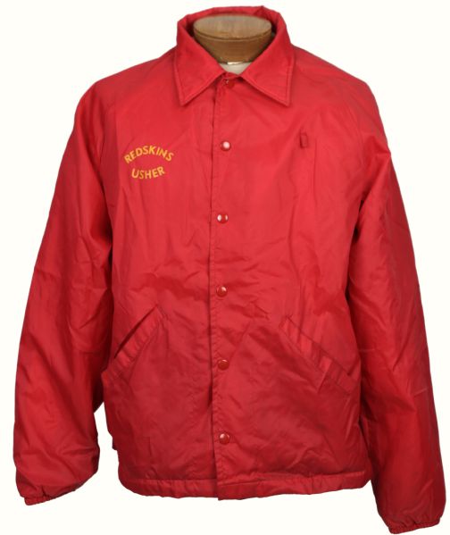 Lot Detail - 1970s Washington Redskins Usher's Jacket