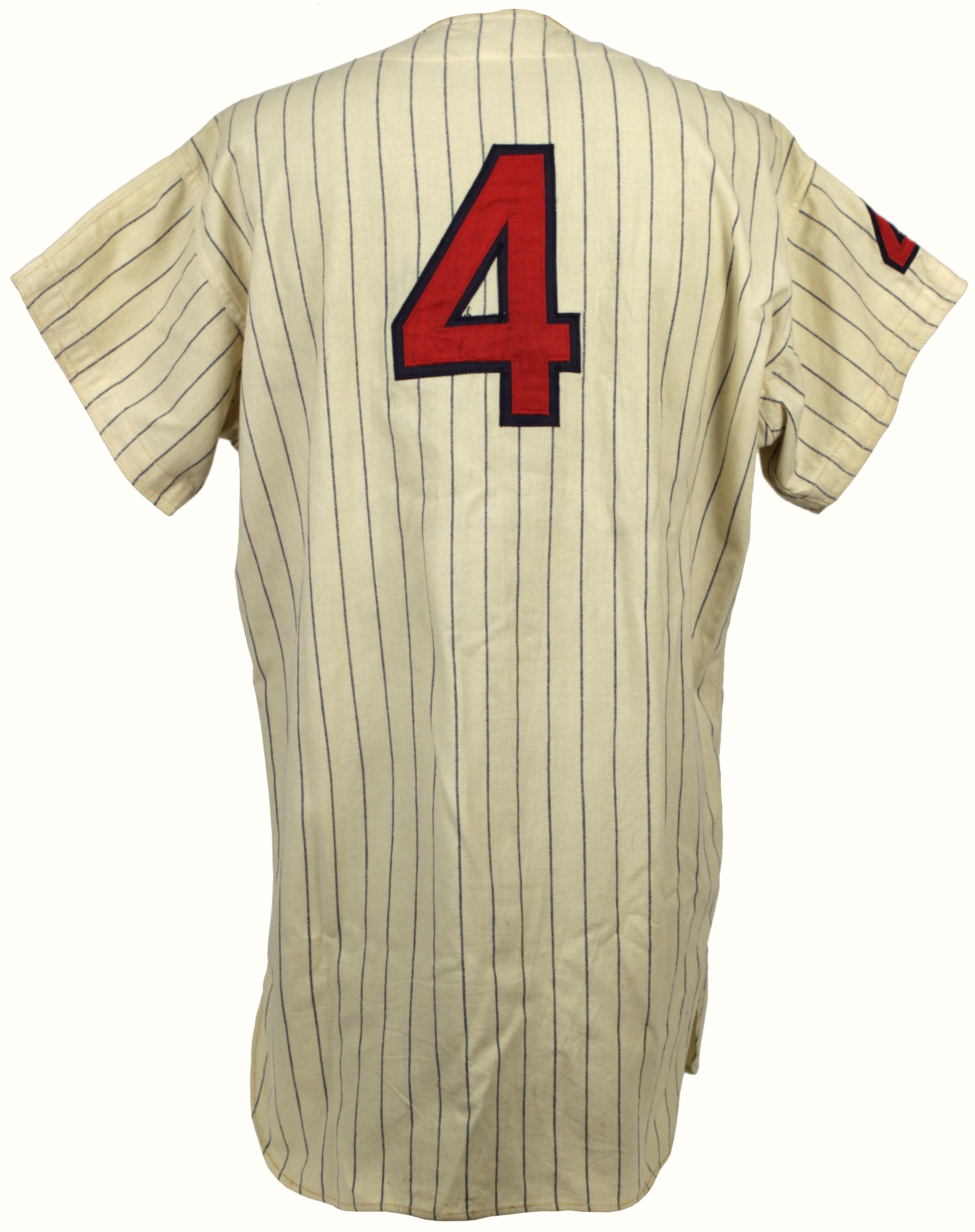 Lot Detail - 1955-61 Washington Senators Salesman's Sample Flannel Jersey  (MEARS Auction LOA)