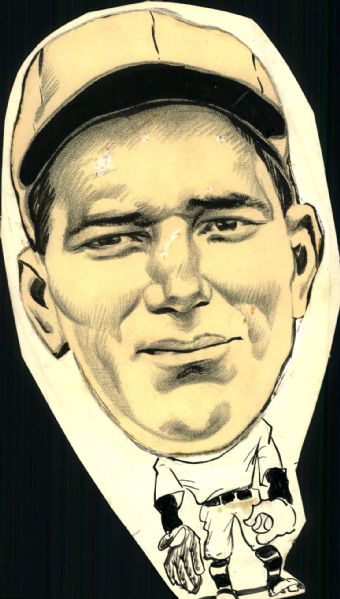 1930s Dizzy Dean St. Louis Cardinals "The Sporting News Collection Archives" Original Illustration Artwork (Sporting News Collection Hologram/MEARS Photo LOA)