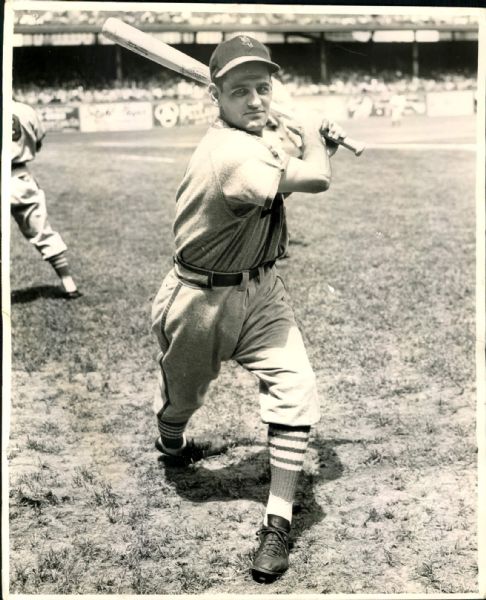 1950 Frank "Creepy" Crespi St. Louis Cardinals "The Sporting News Collection Archives" Original 8" x 10" Photo (Sporting News Collection Hologram/MEARS Photo LOA)