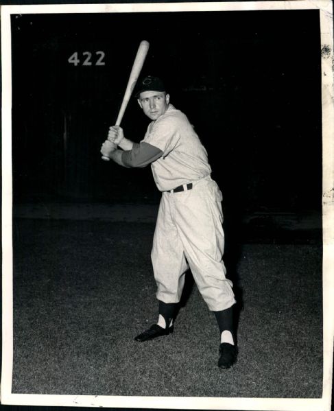 1952 Jim Greengrass Cincinnati Reds "The Sporting News Collection Archives" Original 8" x 10" Photo (Sporting News Collection Hologram/MEARS Photo LOA)