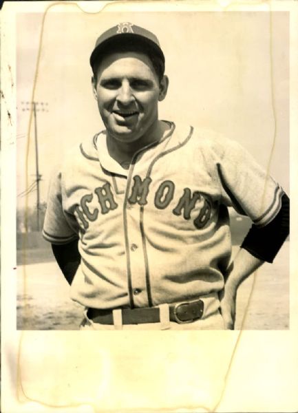 1939-61 Ben Chapman Philadelphia Phillies Cleveland Indians Richmond Colts "The Sporting News Collection Archives" Original Photos (Sporting News Collection Hologram/MEARS Photo LOA) - Lot of 8