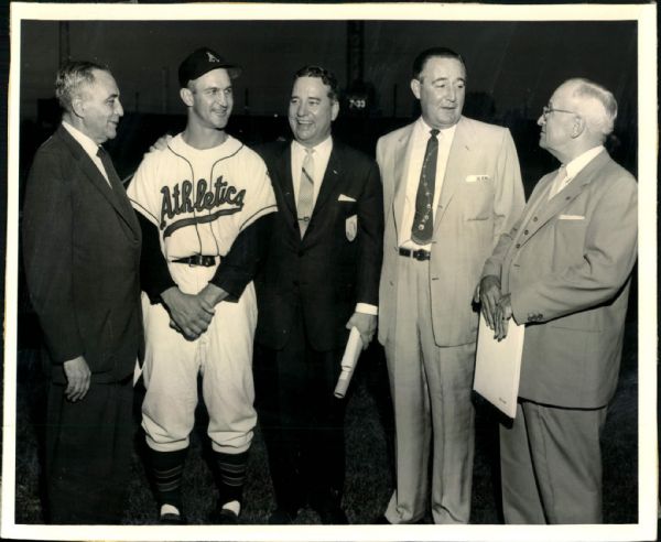 1957-58 Bob Cerv Kansas City Athletics "The Sporting News Collection Archives" Original 8" x 10" Photos (Sporting News Collection Hologram/MEARS Photo LOA) - Lot of 4