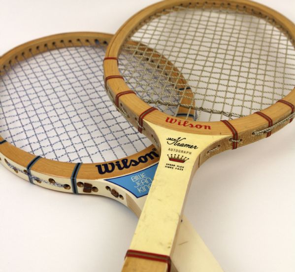 1970s Billie Jean King & Jack Kramer Store Model Rackets