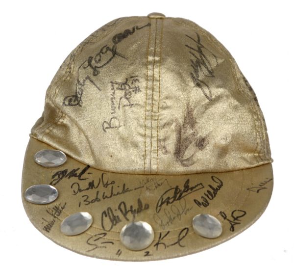 1998-99  Milwaukee Brewers Signed Caps With Bob Uecker & Bud Selig - JSA