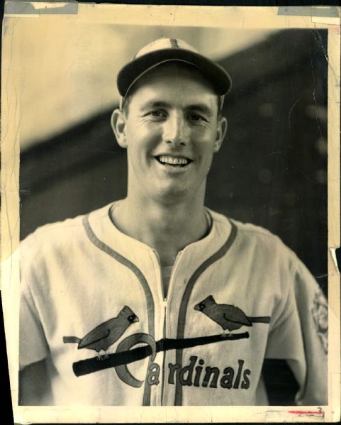 1942 Mort Cooper St. Louis Cardinals "The Sporting News Collection Archives" Original 8" x 10" Photo (Sporting News Collection Hologram/MEARS Photo LOA)