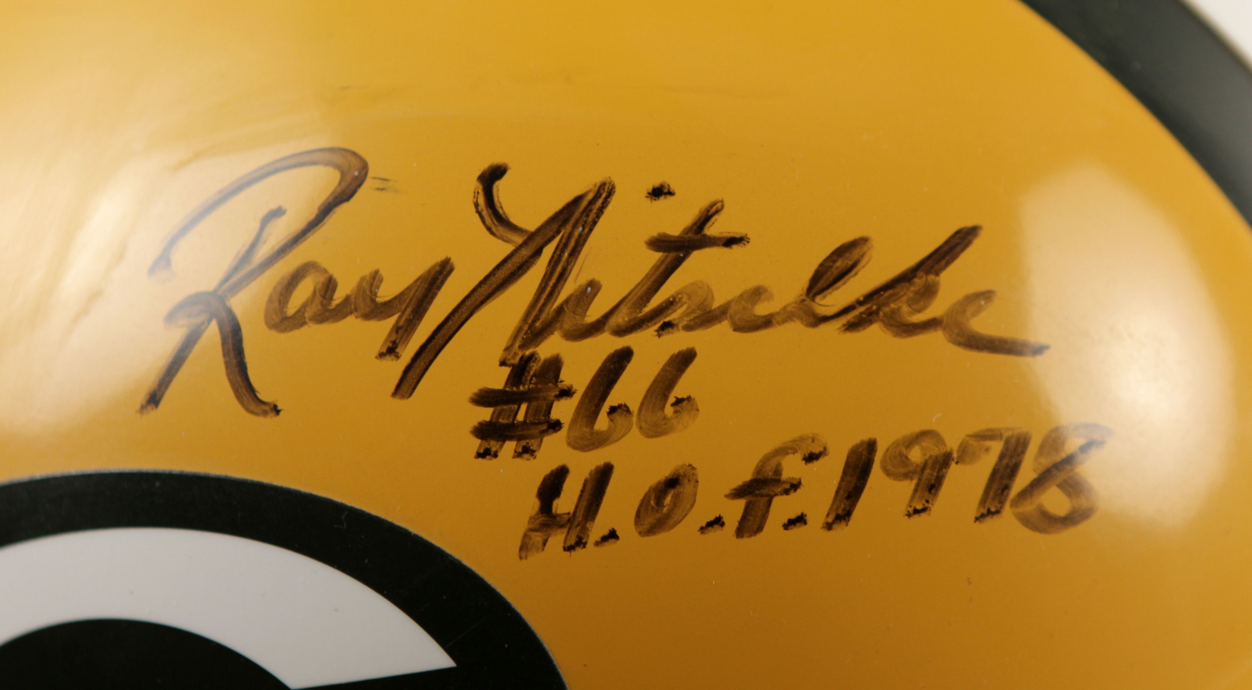 Lot Detail - 1990s Ray Nitschke Green Bay Packers Signed Full Size