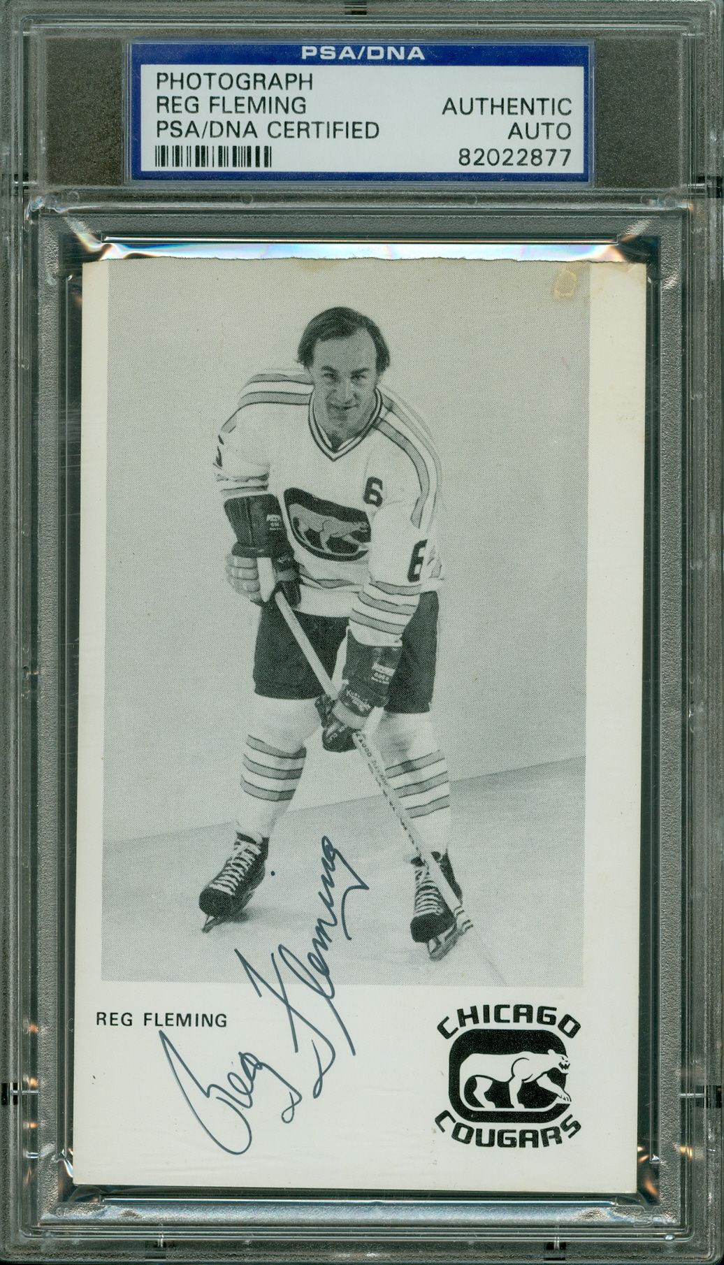 Lot Detail - 1970's Reg Fleming Cougars Signed Photo PSA/DNA Encapsulated