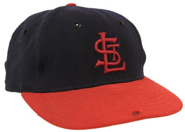 1950s St. Louis Cardinals Game Worn Cap Attributed to #26 (MEARS Auction LOA)