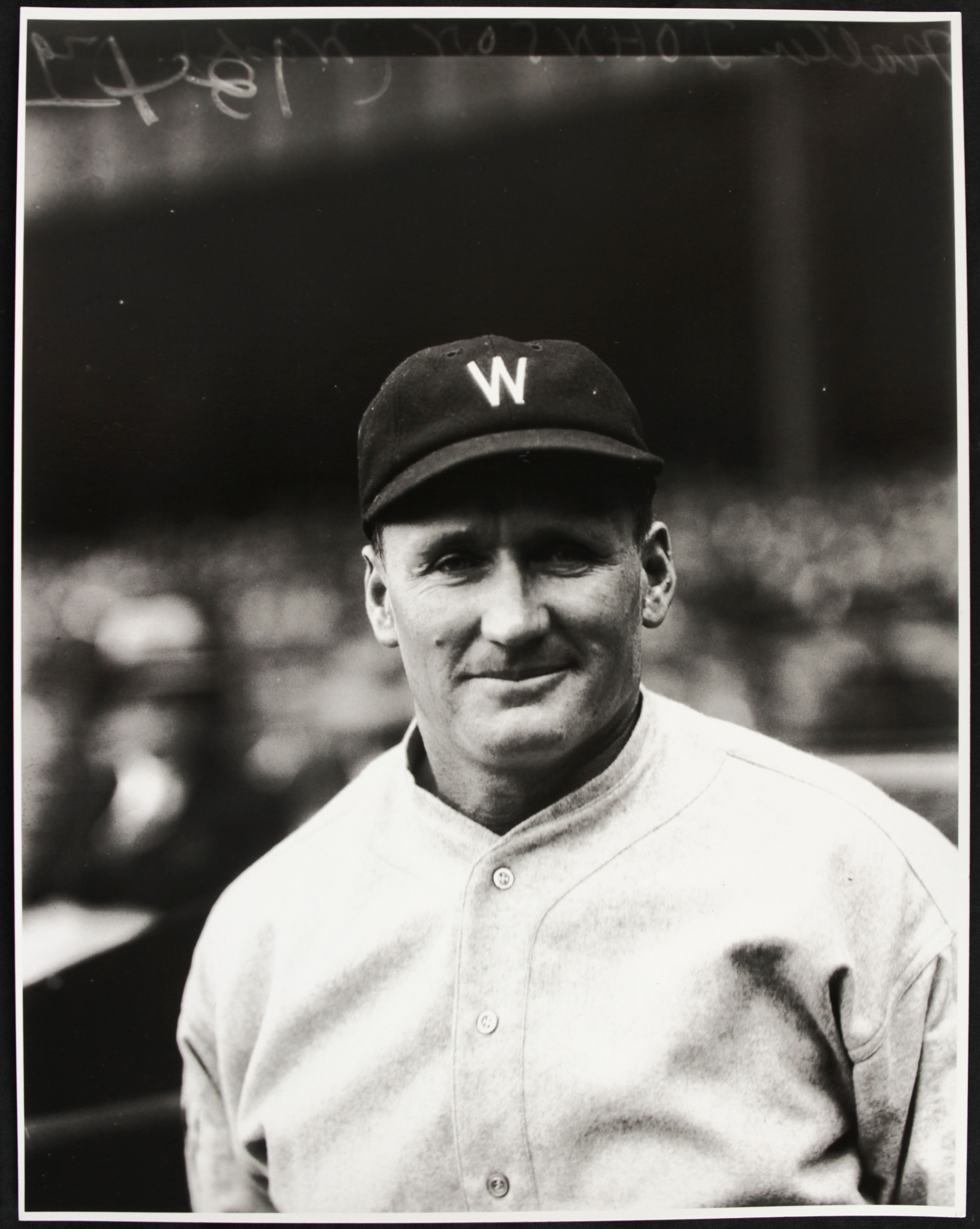 Lot Detail - 1924-25 Walter Johnson Washington Senators 