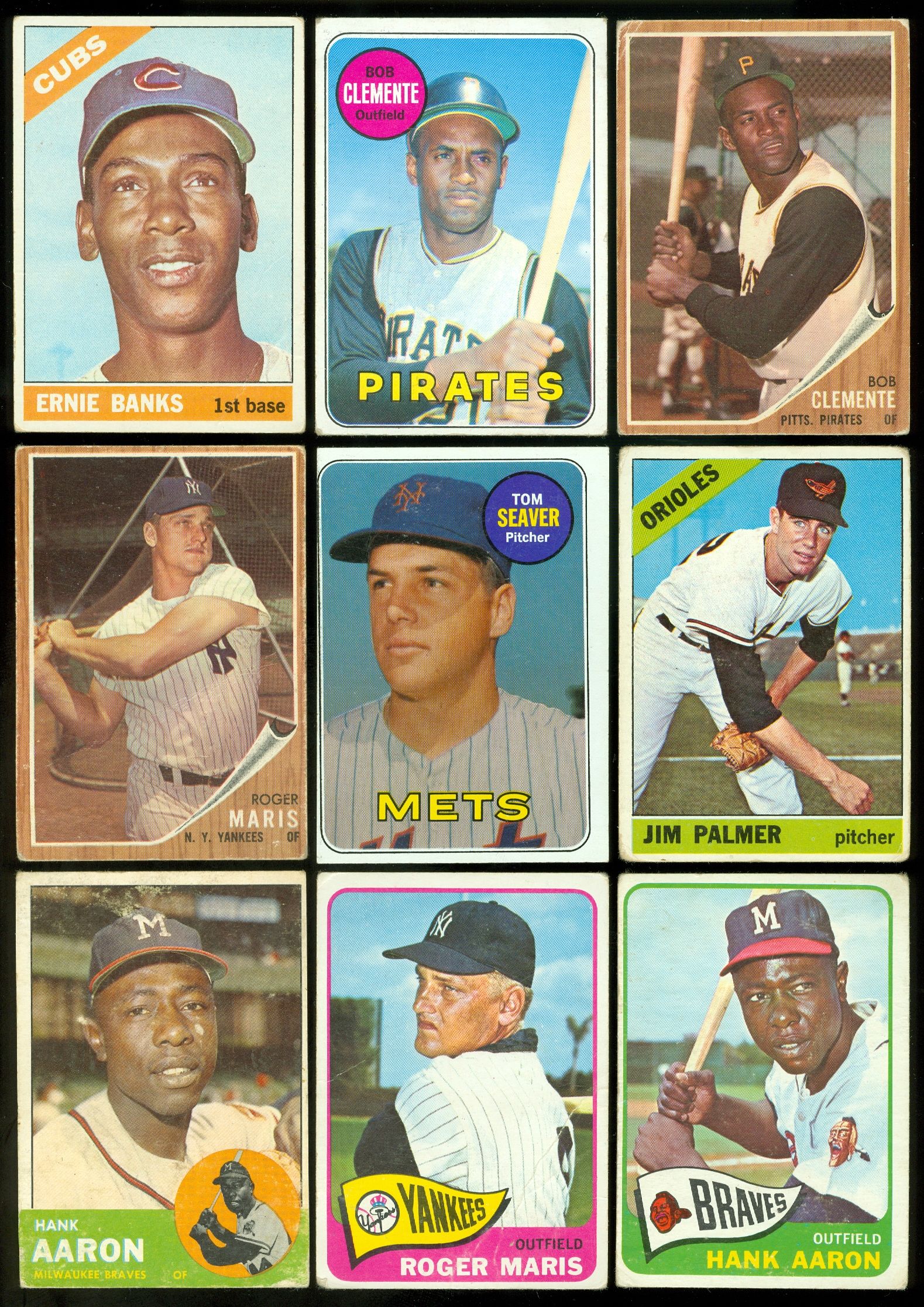 Lot Detail - 1960-69 Topps Hall Of Famers & Stars Collection (50)