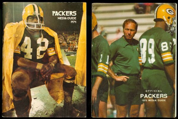 1974-1979 Green Bay Packers Media Guides (6)