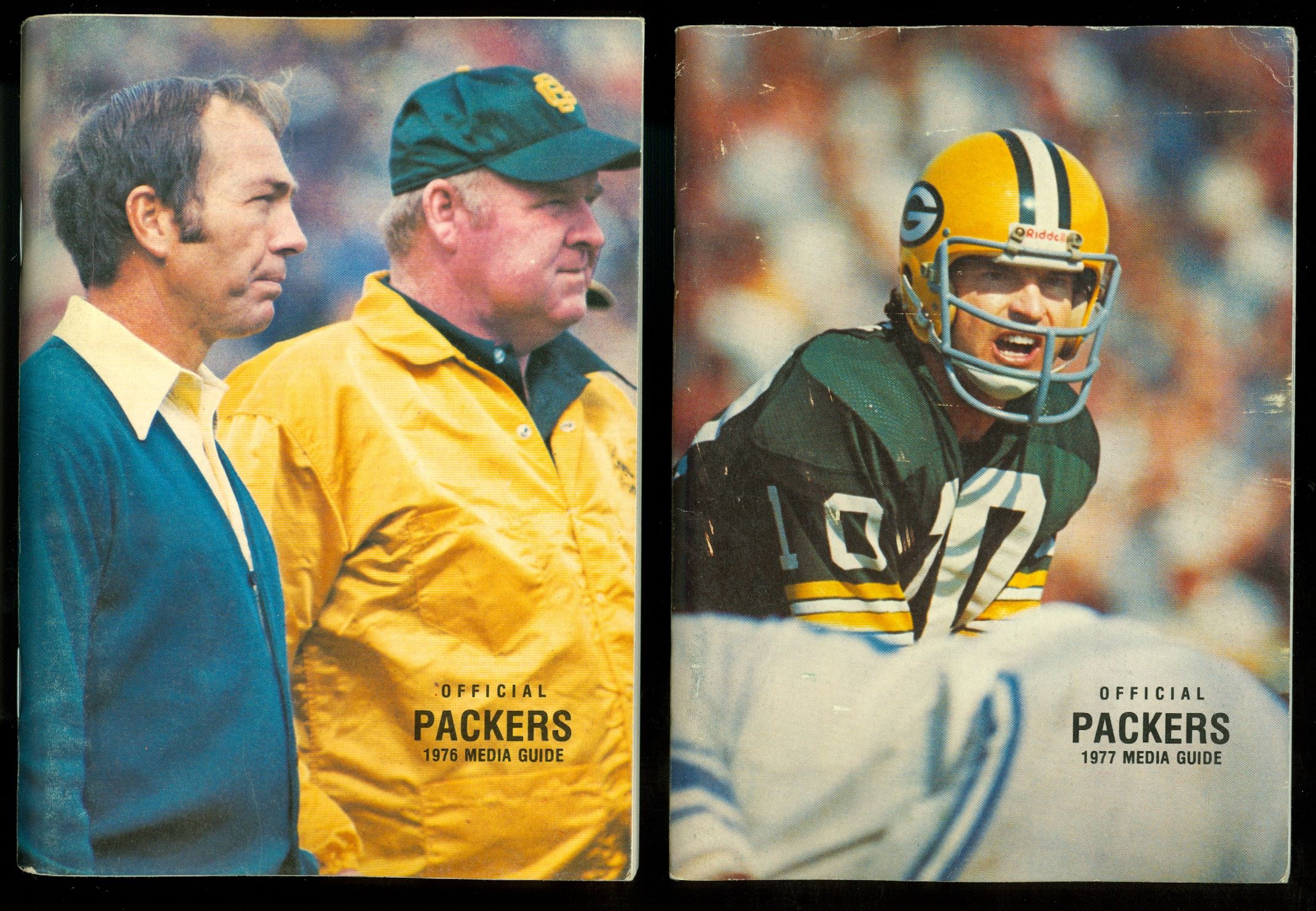 Lot Detail - 1974-1979 Green Bay Packers Media Guides (6)