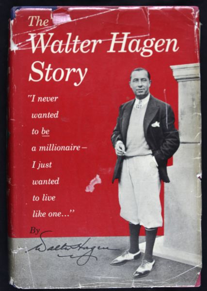 1956 The Walter Hagen Story Signed Book Rare Golf Autograph- JSA