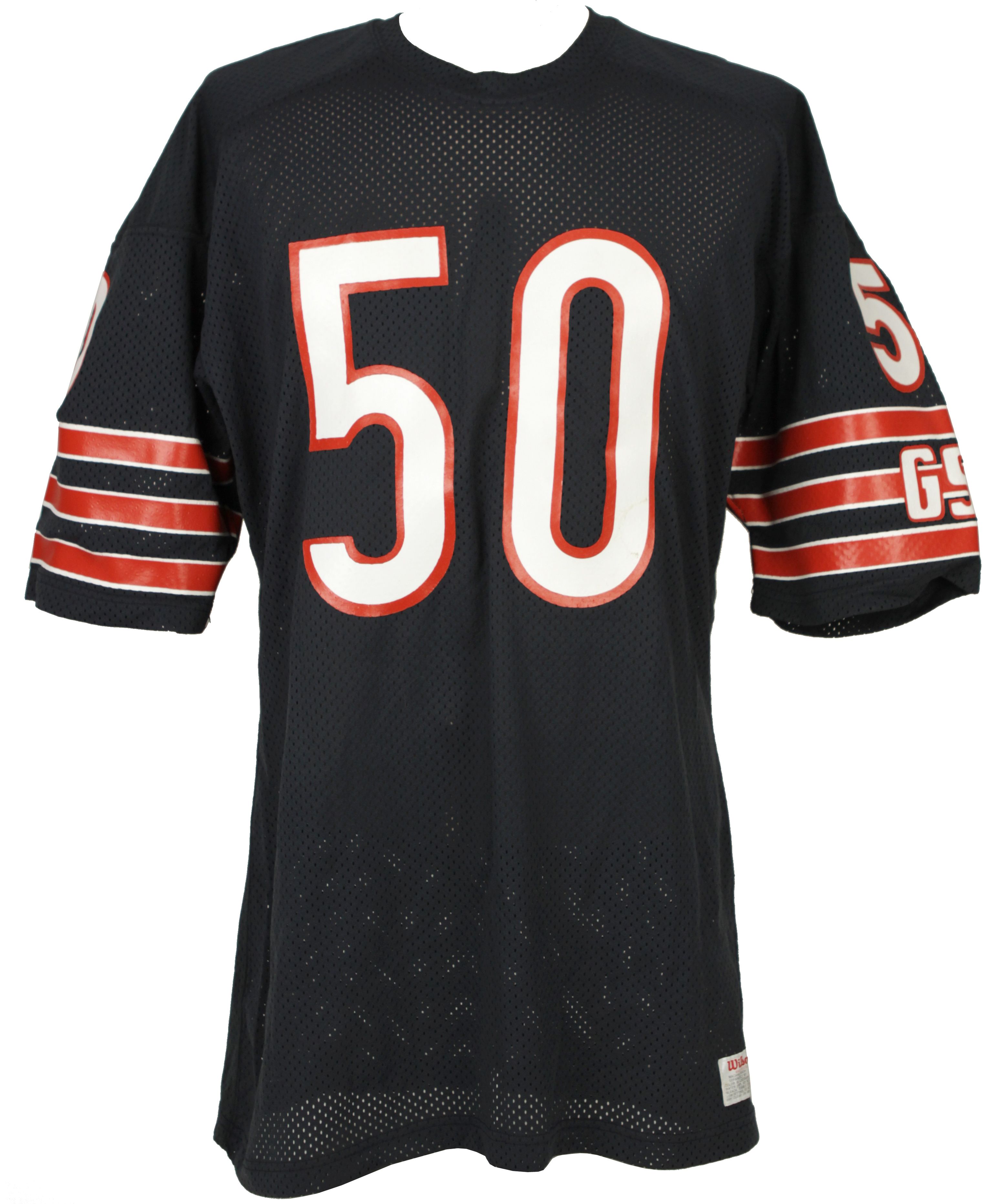 Lot Detail - Mike Singletary Game Used Throwback Chicago Bears