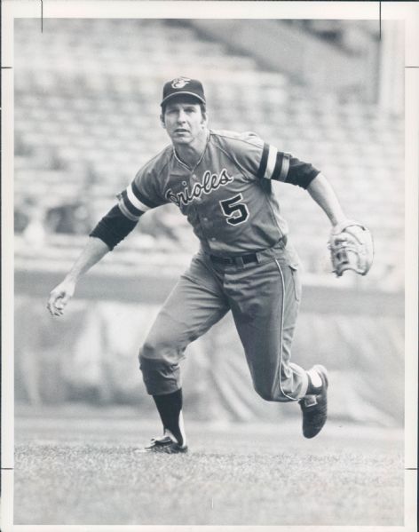 1967-76 Brooks Robinson Baltimore Orioles "The Sporting News Collection Archives" Original Photos (Sporting News Collection Hologram/MEARS Photo LOA) - Lot of 5