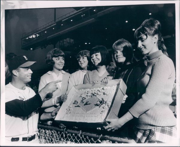 1965 Eddie Mathews Milwaukee Braves "The Sporting News Collection Archives" Original 8" x 10" Photos (Sporting News Collection Hologram/MEARS Photo LOA) - Lot of 2
