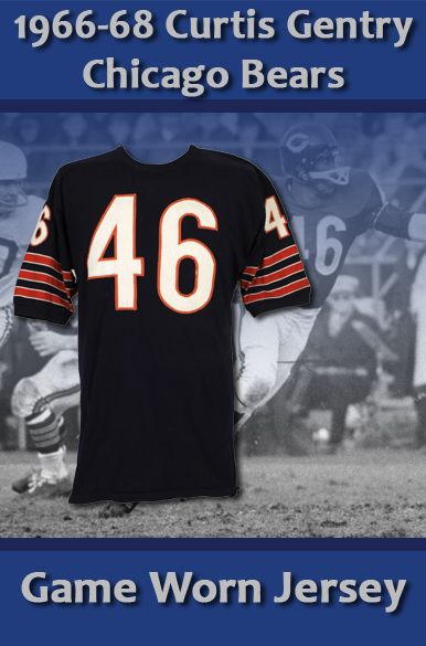 1960s Curtis Gentry Game Worn Bears Durene Jersey (MEARS A10)