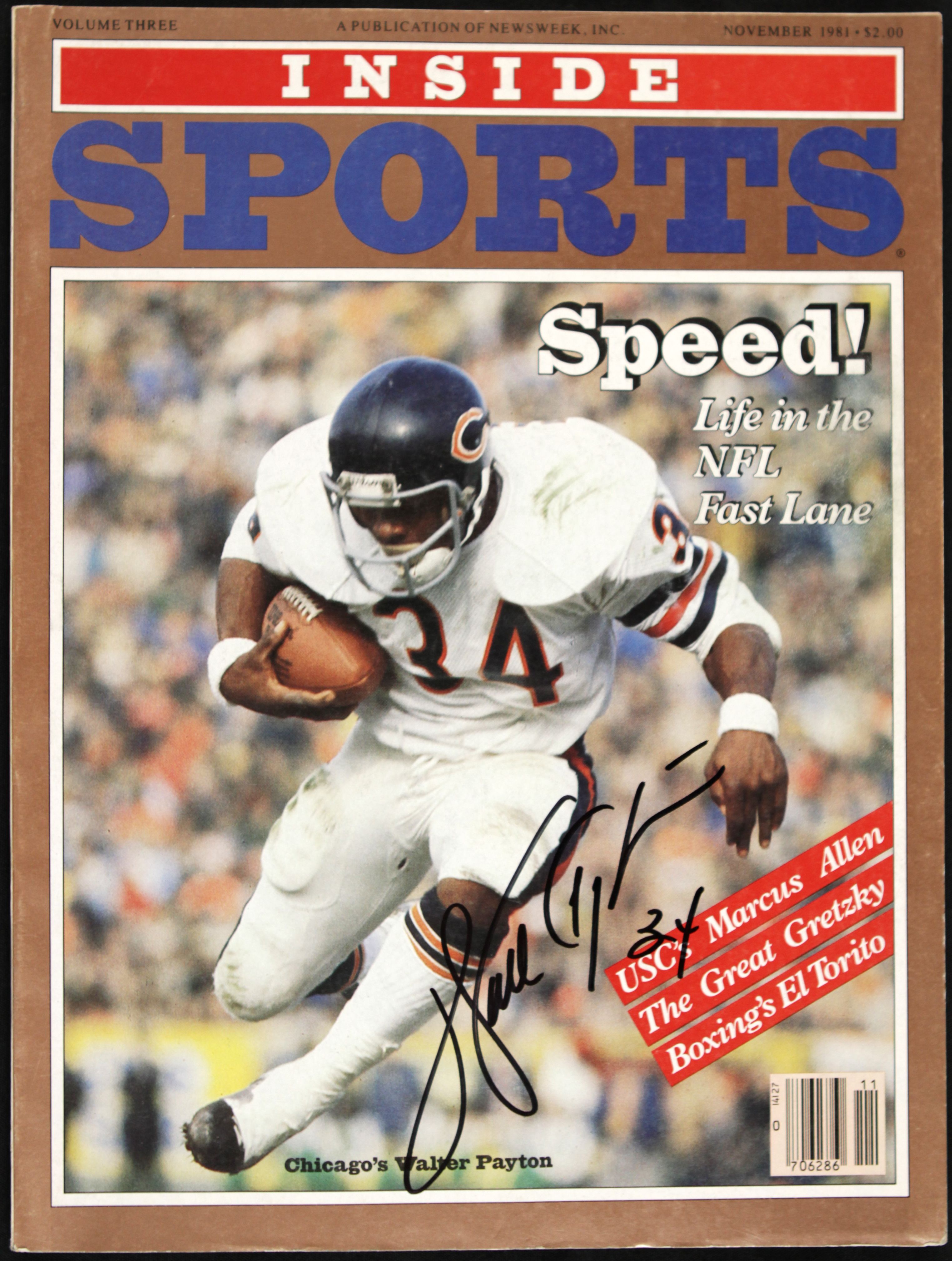 Chicago Bears Walter Payton Sports Illustrated Cover by Sports Illustrated