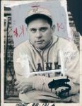 1933-38 Bill Terry New York Giants The Sporting News Collection Archives Original Photos (Sporting News Collection Hologram/MEARS Photo LOA) - Lot of 3