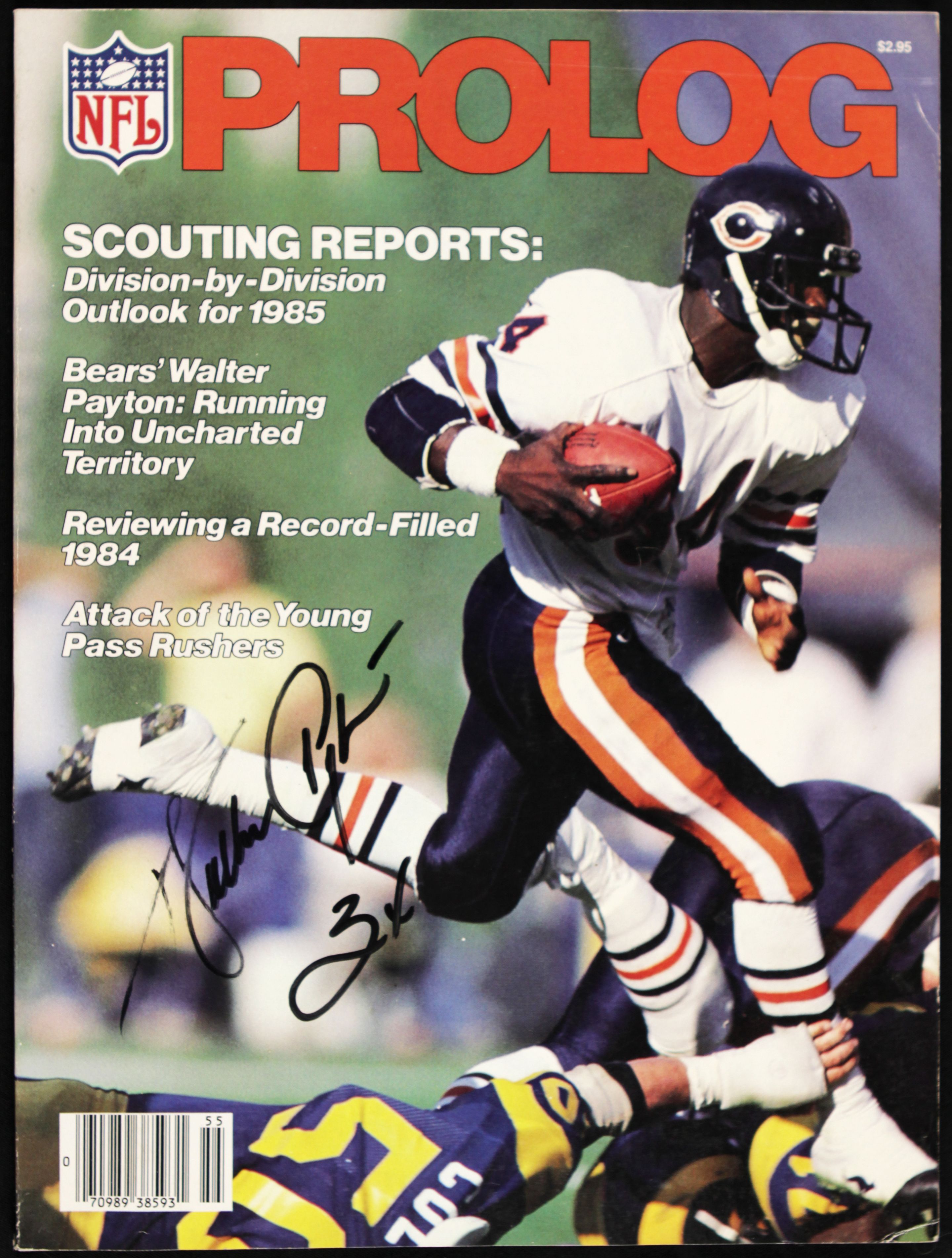 Lot Detail - 1985 Walter Payton Chicago Bears Signed Sports Illustrated  Magazine From Reunion Signing - JSA