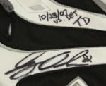 2007 Greg Olsen Chicago Bears Game Worn Signed Receiver Gloves Oct. 28 vs. Lions From Second Career TD Game - (MEARS Auction LOA  & JSA)
