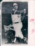 1964-74 Hank Aaron Milwaukee Braves Atlanta Braves The Sporting News Collection Archives Original Photos (Sporting News Collection Hologram/MEARS Photo LOA) - Lot of 4