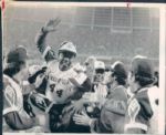 1964-74 Hank Aaron Milwaukee Braves Atlanta Braves The Sporting News Collection Archives Original Photos (Sporting News Collection Hologram/MEARS Photo LOA) - Lot of 4