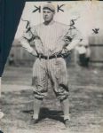 1914-15 Fred Snodgrass New York Giants "The Sporting News Collection Archives" Original Photos (Sporting News Collection Hologram/MEARS Photo LOA) - Lot of 3