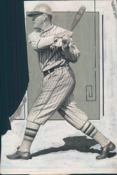 1927-38 Rogers Hornsby New York Giants "The Sporting News Collection Archives" Original Photos (Sporting News Collection Hologram/MEARS Photo LOA) - Lot of 2