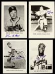 1953-57 Milwaukee Braves Signed Photo - Lot of 12 w/ Burdette Logan Mantilla - JSA