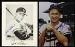 1953-57 Milwaukee Braves Signed Photo - Lot of 12 w/ Burdette Logan Mantilla - JSA