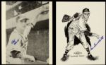 1953-57 Milwaukee Braves Signed Photo - Lot of 12 w/ Burdette Logan Mantilla - JSA
