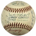 1963 Washington Senators Team Signed OAL (Cronin) Baseball - 29 Sigs. w Gil Hodges Sweet Spot - JSA 