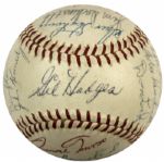 1963 Washington Senators Team Signed OAL (Cronin) Baseball - 29 Sigs. w Gil Hodges Sweet Spot - JSA 