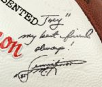 1985 Dennis McKinnon Chicago Bears Game Used Presentation ONFL (Rozelle) Football Signed - (MEARS Auction LOA & JSA)