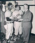 1947-62 Larry Doby Cleveland Indians The Sporting News Collection Archives Original Photos (Sporting News Collection Hologram/MEARS Photo LOA) - Lot of 5