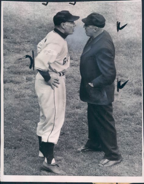1941-55 Leo DuRocher New York Giants Brooklyn Dodgers "The Sporting News Collection Archives" Original Photos (Sporting News Collection Hologram/MEARS Photo LOA) - Lot of 19