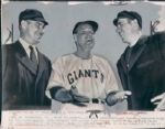 1941-55 Leo DuRocher New York Giants Brooklyn Dodgers The Sporting News Collection Archives Original Photos (Sporting News Collection Hologram/MEARS Photo LOA) - Lot of 19