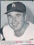 1953-75 Walter Alston Brooklyn & Los Angeles Dodger The Sporting News Collection Archives Original Photos (Sporting News Collection Hologram/MEARS Photo LOA) - Lot of 13 